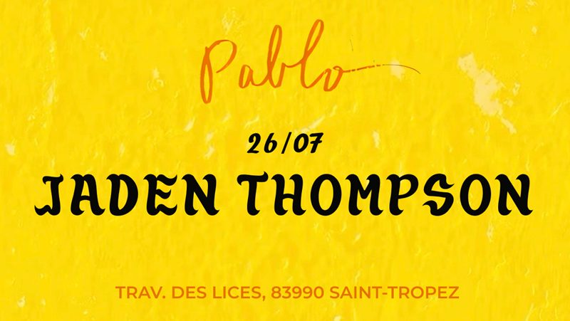 JADEN THOMPSON - PABLO