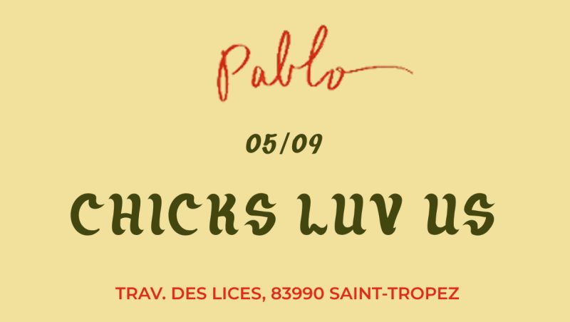 CHICKS LUV US - PABLO