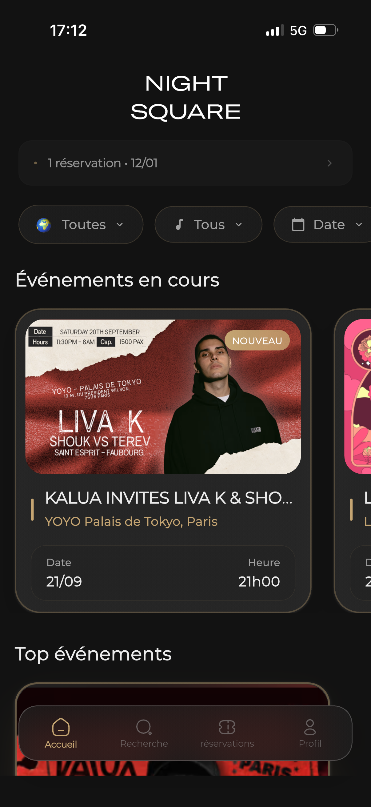 Night Square App
