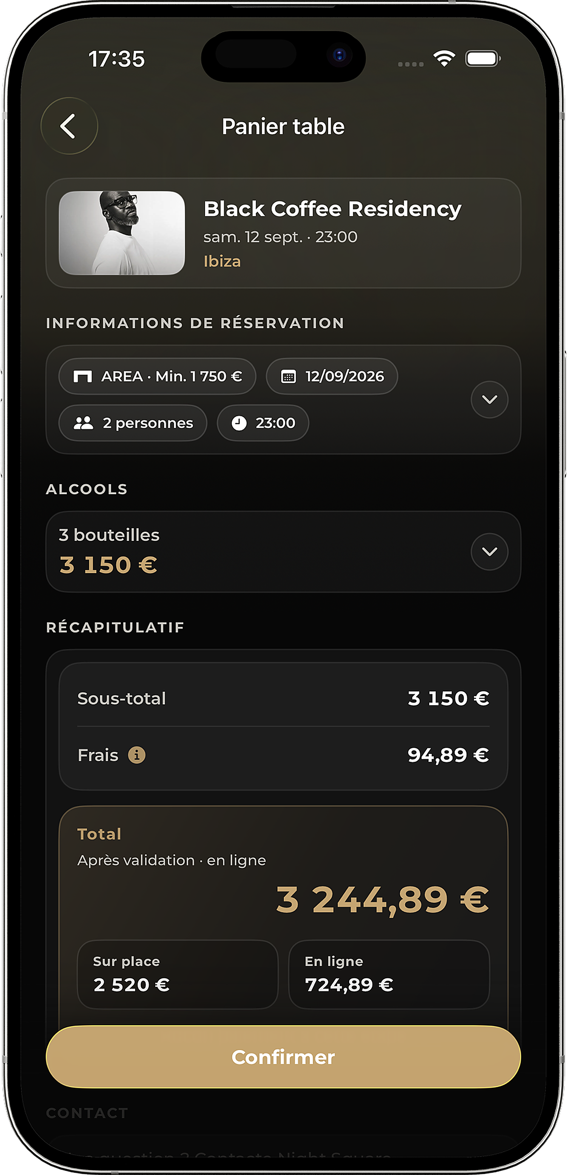 Night Square app